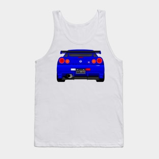 GTR R34 DARK-BLUE Tank Top